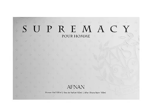Набор Afnan Perfumes Supremacy Silver 100 мл парфюмированная вода, 100 мл геь для душа, 100 мл после бритья - фото 2