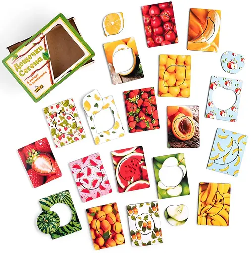 Гра розвиваюча "Дошки Сегена: фрукти" Ubee ПСФ035