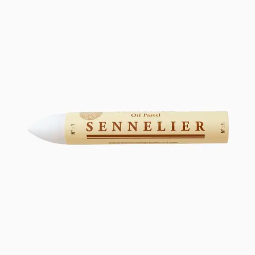 Большая масляная пастель Sennelier, 36 мл, Белый (White)