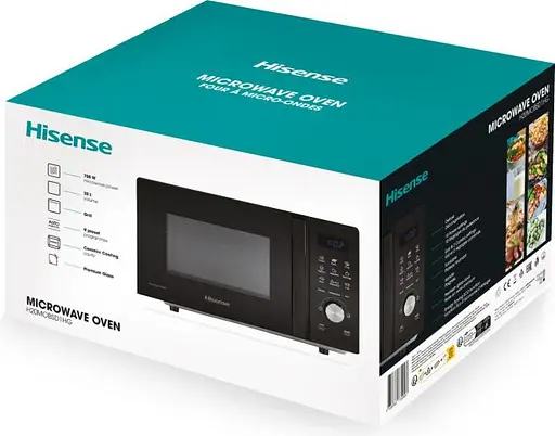Мікрохвильова піч Hisense H20MOBSD1H (MO20XYZ) (6907108) - фото 3