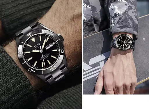 Наручний годинник чоловічий Carnival Shark 10 Bar Чорний (3344) - фото 3