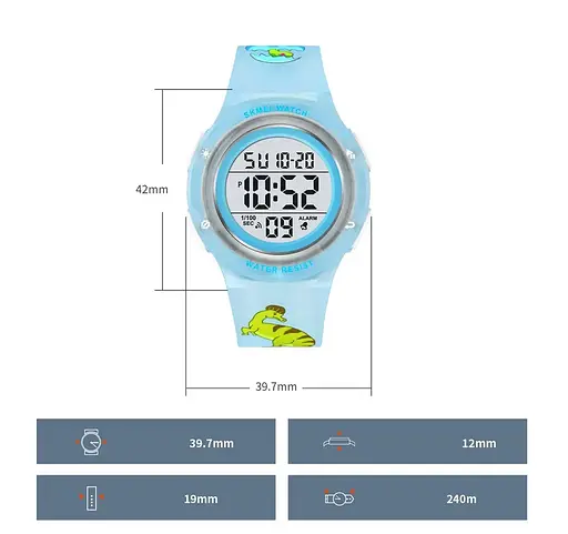 Дитячий наручний годинник для хлопчиків Skmei 2236 kids Diy - фото 10