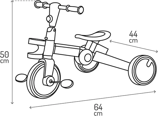 Биговел-велосипед MoMi Filo Green 3 в 1 (ROTR00025) - фото 13