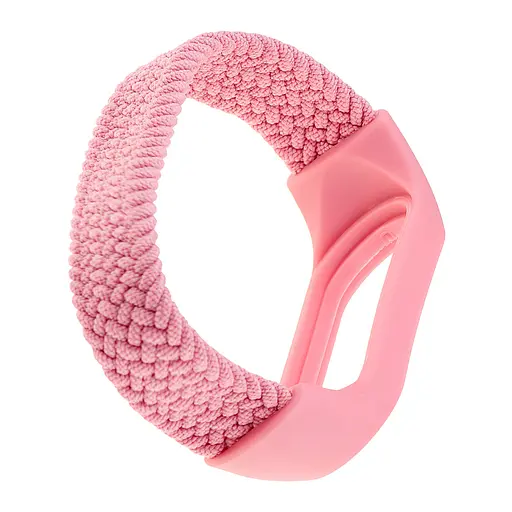 Ремешок Braided Buckle Solo Loop Mi Band 3/4/5/6/7 Розовый - фото 2