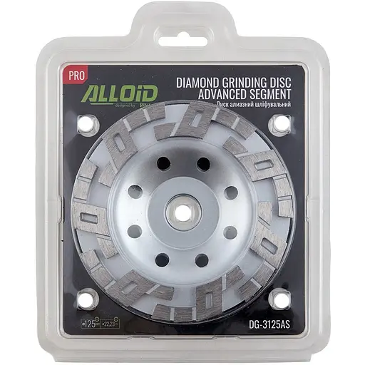 Диск алмазний Alloid Building Tools Advanced Segment шліфувальний 125 мм (DG-3125AS) - фото 5