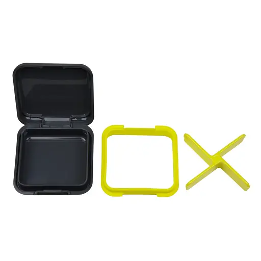 Кейс для капсул Fitseven UZSPACE TP005GY, графітовий з жовтим - фото 4