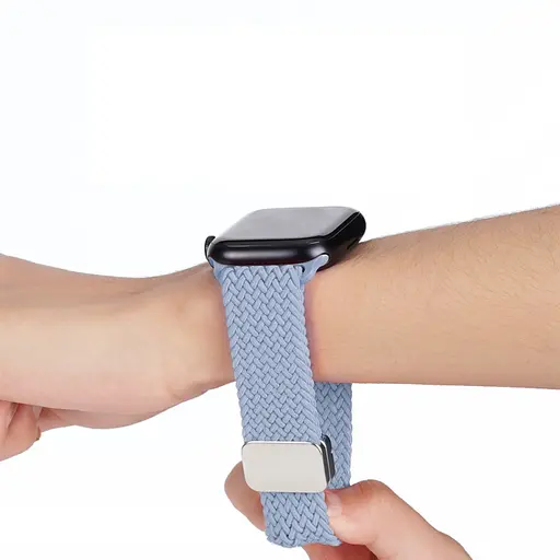 Ремешок Dux Ducis Nylon Woven для Apple Watch 38/40/41/42mm(ser.10) Light Blue - фото 3