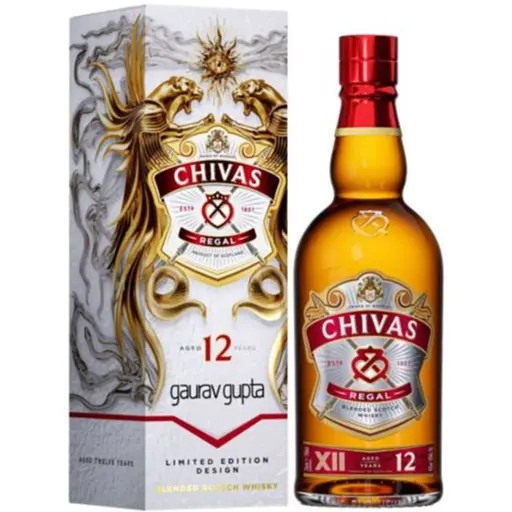 Віскі Chivas Regal 12 yo 40% 0.7 л у подарунковій упаковці (605413) 