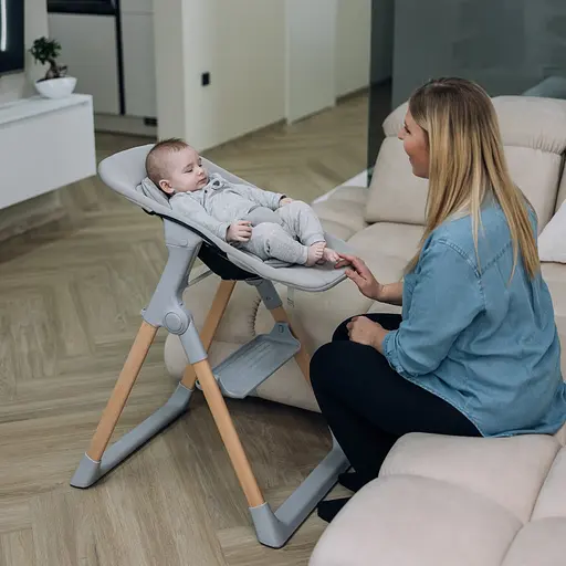 Стульчик для кормления FreeON Flexi Grow 2 в 1 grey (85192) - фото 12