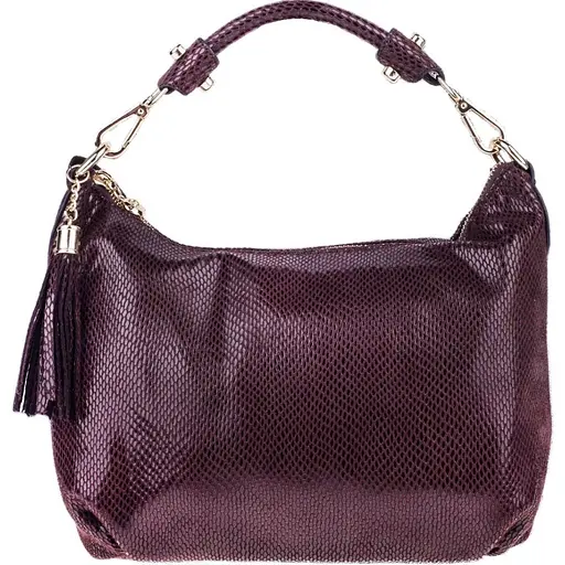 Жіноча сумка Realer P112 коричнева - фото 1