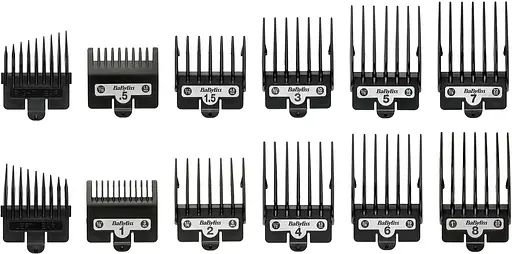 Машинка для стрижки BaByliss Super-X Metal Series, акум., насадок-12, сталь с графитовым покрытием, черно-серебристый - фото 3