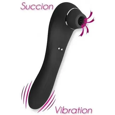 Вибратор и вакуумный стимулятор Alive Midnight Quiver Black - фото 2