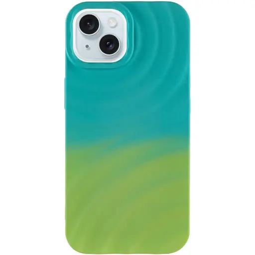 Чехол Epik TPU ColorWave для Apple iPhone 13/14, 6.1 Marine Green/Mint - фото 2