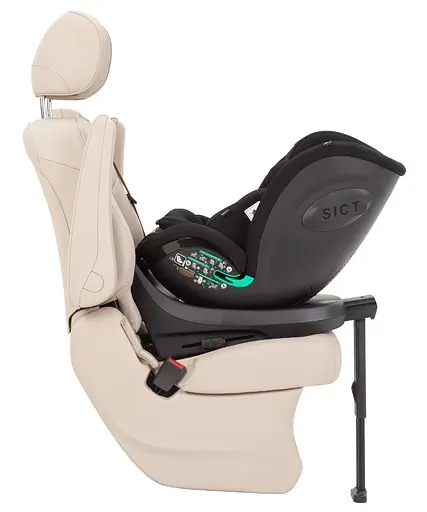 Автокрісло Carrello Meteorit CRL-16001 Marble Grey з поворотом, опорною стійкою - фото 4