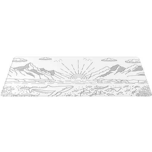 Килимок для миші Dark Project Terra Nostra XL Білий - фото 3