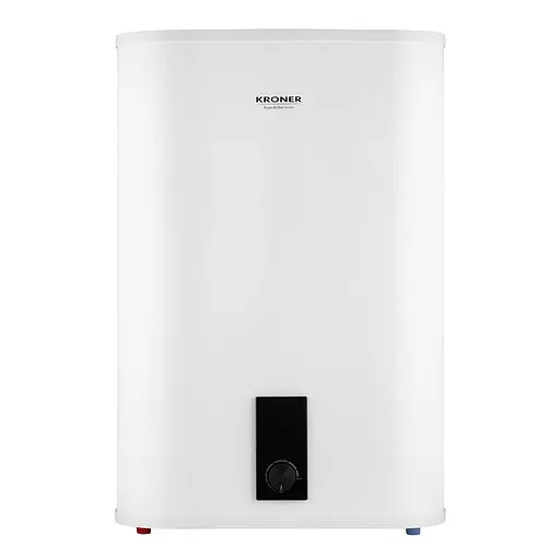 Водонагрівач Kroner NEO Flacher K30PVH2-D 30 л, 2 кВт, сухий ТЕН, універсальний, прямокутний, білий (CV035494) - фото 1