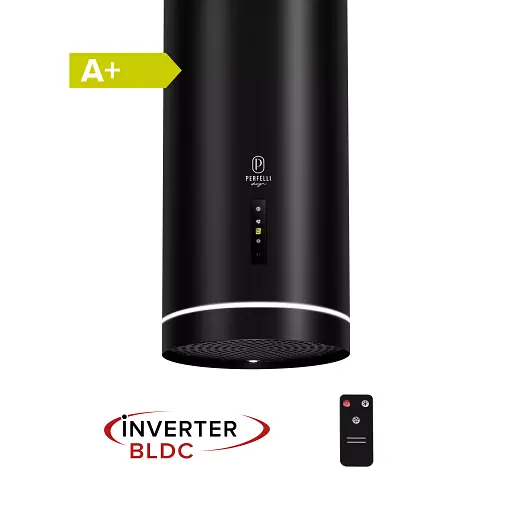 Вытяжка пристенная PERFELLI DESIGN RICCO 35 NERO SILENZIO - фото 2