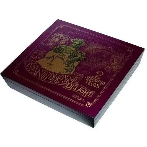 Набір чорного чаю Mlesna Канді Ділайт 2 види дерев'яна коробка 350 г - фото 1