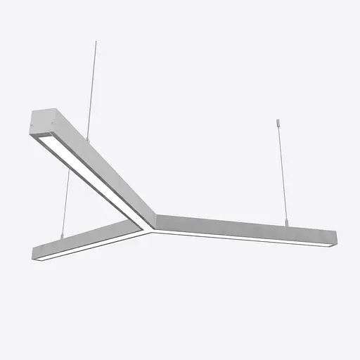 Світлодіодний світильник X-LED 90ВТ Y-подібний сірий (Ø1230) - фото 1