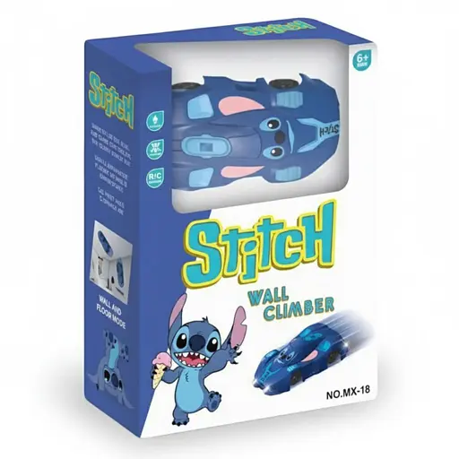 Радиоуправляемая антигравитационная машина MX 18, езда по стенам, встроенный аккумулятор, пульт, подсветка, Синяя - фото 2