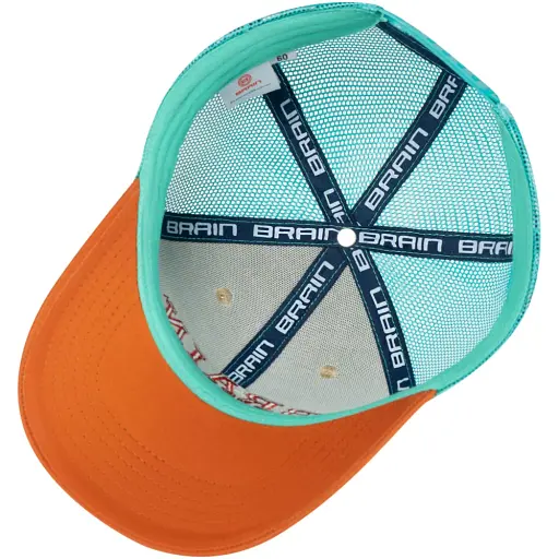 Кепка Brain Red Logo 60 Beige/coffee - фото 5