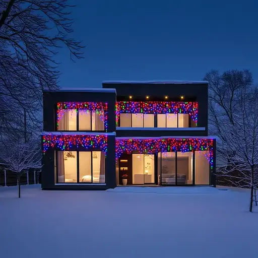 Вулична гірлянда Бахрома GarlandoPro 50 м 840 LED чорний дріт Мультиколор 50MBML - фото 3