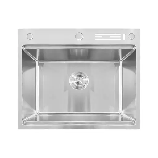 Кухонная мойка Mixxus MH6050-SK Nano-Silver MX1941, Нержавеющая сталь - фото 1