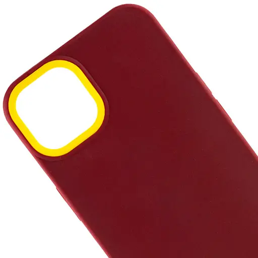 Чохол Epik TPU+PC Bichromatic для Apple iPhone 11 Pro Max 6.5 Brown burgundy/Yellow - фото 2