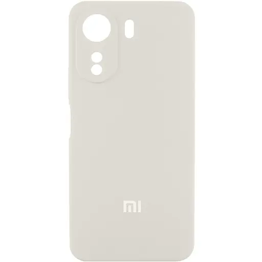 Чехол Lakshmi Silicone Cover Full Camera AA with logo для Xiaomi Redmi 13Coco C65 Белый/White