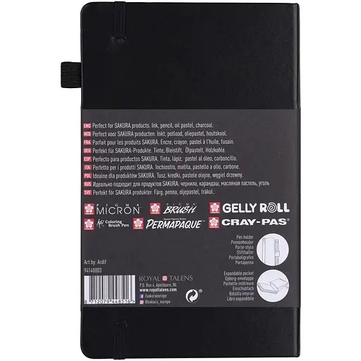 Блокнот Sakura Sketch А5 (13х21 см) 140 г/м2 80 л кремово-білий - фото 2