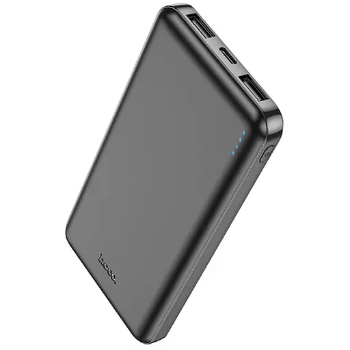 Зовнішній акумулятор - портативна батарея Hoco J100 High-ranking power bank 10000mAh чорний - фото 1