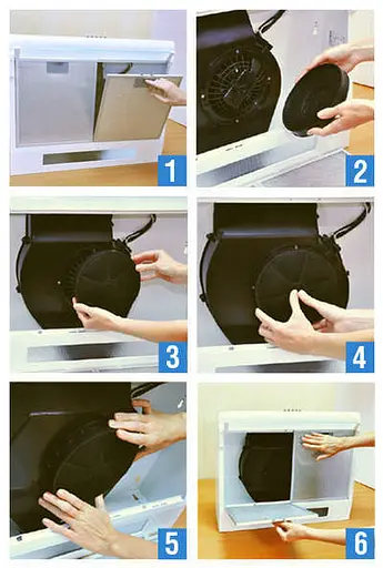 Угольный фильтр для вытяжки PYRAMIDA WH, MH, MHX, WHX, GH, Basic Uno, Casa, TL Slim, KZ, NR 60, PFC 0101 - фото 5