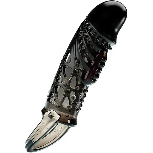 Насадка на пенис Pretty Love Penis Sleeve Cecelia 18.5 см черный