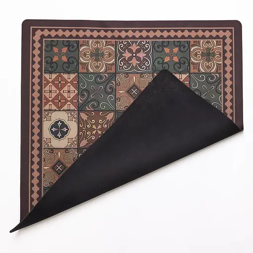 Килимок для ванної кімнати з діатоміту GeoFlora 58×58 (см) вологопоглинаючий килимок для будинку ванни Yiwu HP-42-15 - фото 3