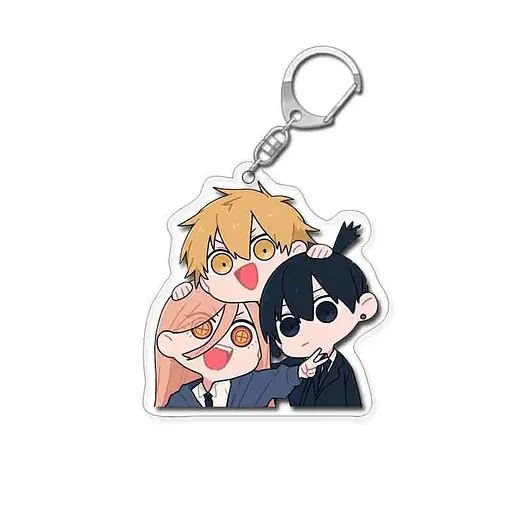 Брелок акриловый Человек-бензопила Chainsaw Man AK СМ R 01 - фото 1