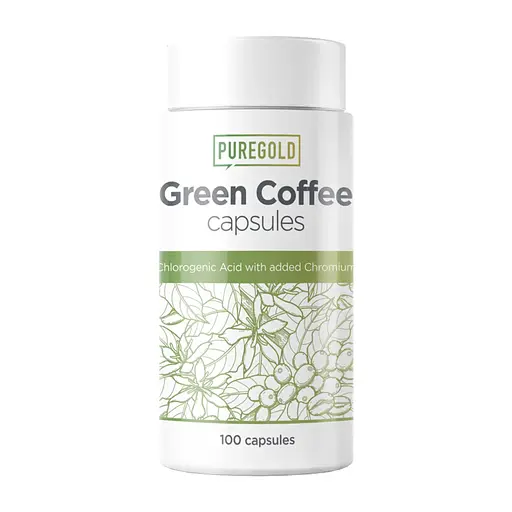 Жироспалювач Pure Gold Green Coffee 100 caps (1086-2022-09-0545)