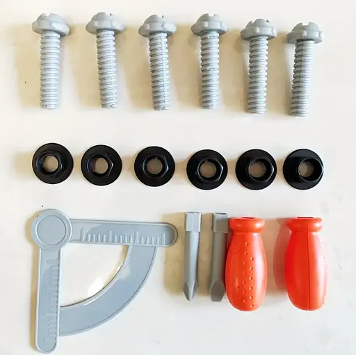 Набір інструментів у кейсі Cool Tools 2в1 – дитячий верстат із валізкою - фото 3