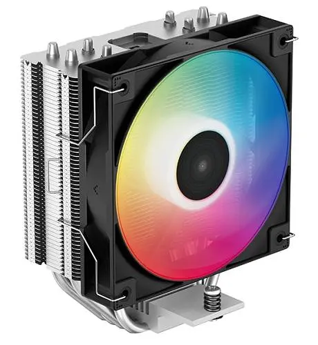 Кулер для процессора Deepcool AG400 LED Black, алюминий, 1x120 мм, Intel 115x/1200/1700/775, AMD AMx/FMx - фото 1