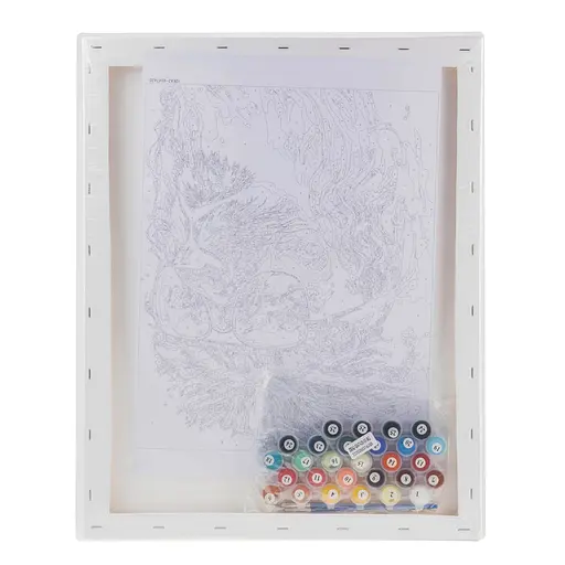 Набір для розпису по номерах "Крутий лев" 40*50 см, IDEA2-GX47420, ТМ "99IDEAS" - фото 6