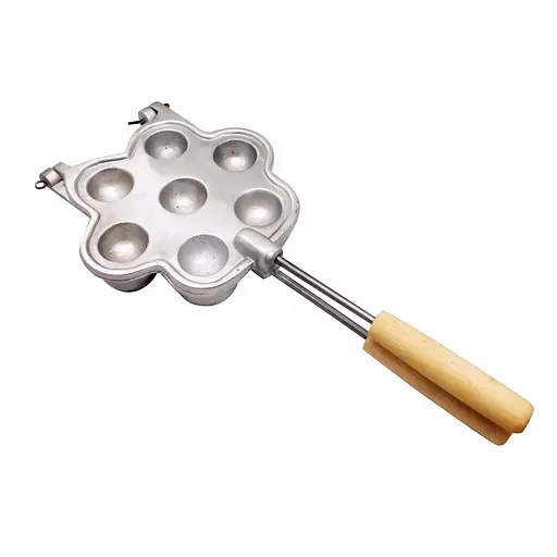 Форма алюминиевая для выпечки кексов, корзинок и тарталеток на плите (7 тарталеток), ХЕАЗ Серый 81866 - фото 7