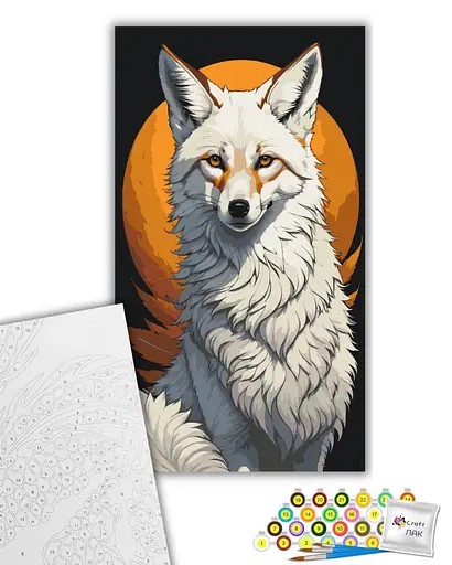 Набір для розпису ArtCraft Полярний лис 40 x 80 см (11545-AC) - фото 2