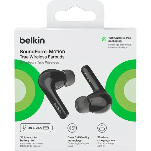 Навушники Belkin TWS Soundform Motion True Wireless чорні - фото 9