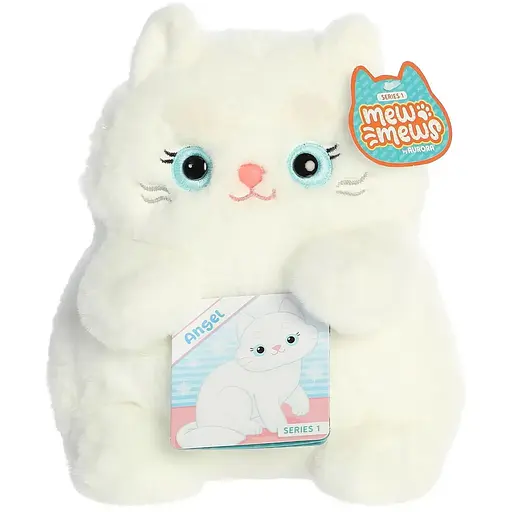 М'яка іграшка Aurora Кицюня Енжел біла 20 см (230396F)