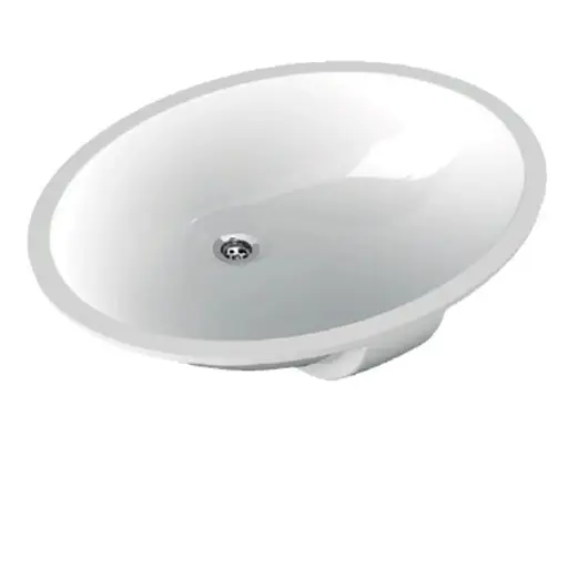 Умивальник врізний під стільницю Imprese овальний 38x47,5x18 см white c06900103OV, Білий - фото 1