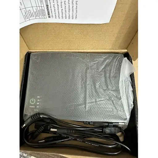 ИБП UPS для роутера DC1018P 12V/ 9V/ 5V 10400 mAh 18W для устройств постоянного тока DC черный - фото 8