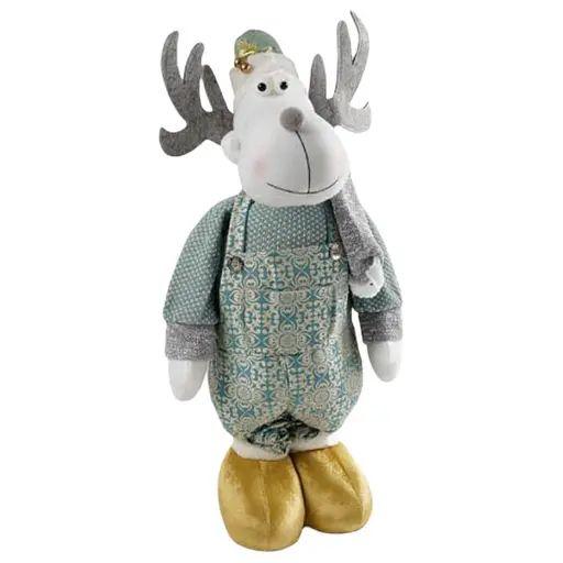 Новогодняя декоративная игрушка C 67889 с телескопическими ножками, олень - фото 2