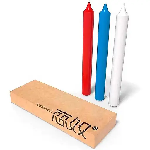 Безпечні свічки для БДСМ пестощів воском (3 шт.) - фото 3