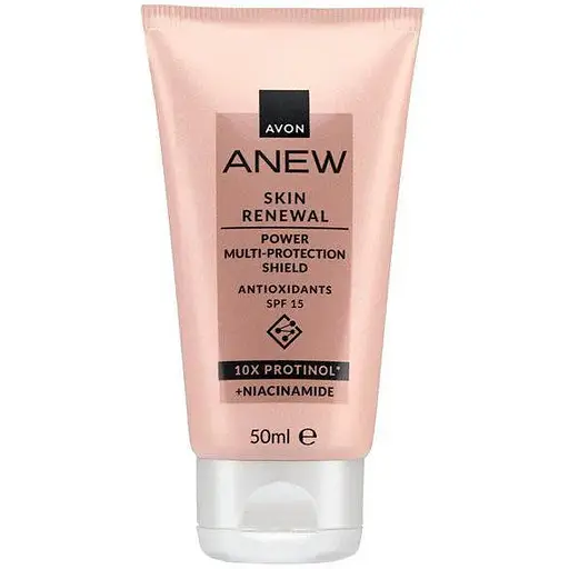 Оновлювальний крем для обличчя Avon Anew з антиоксидантами Енергія Протінолу. Мультизахист SPF 15 50 мл - фото 1