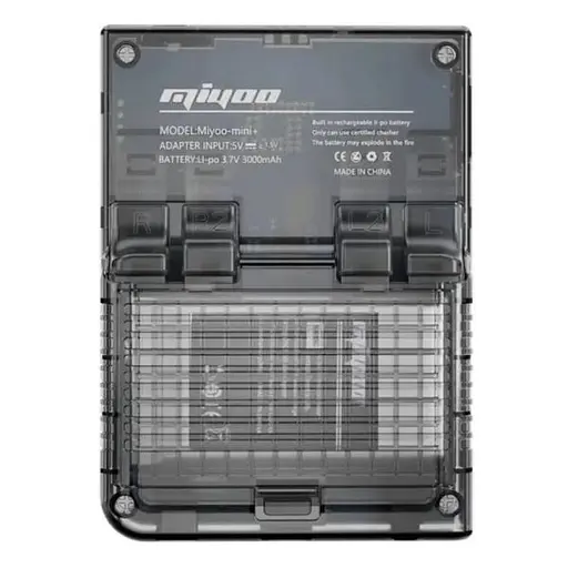 Ігрова консоль Miyoo Mini Plus + 8000 Ігор 64GB (Black Transparent) - фото 2