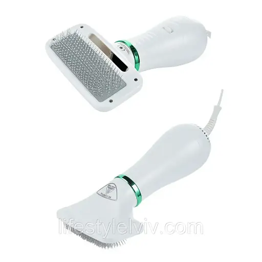 Фен-расческа для шерсти PET GROOMING DRYER WN-10 / Инструменты для груминга Преимущества: 2 в 1 фен для волос для домашних животных - фото 2